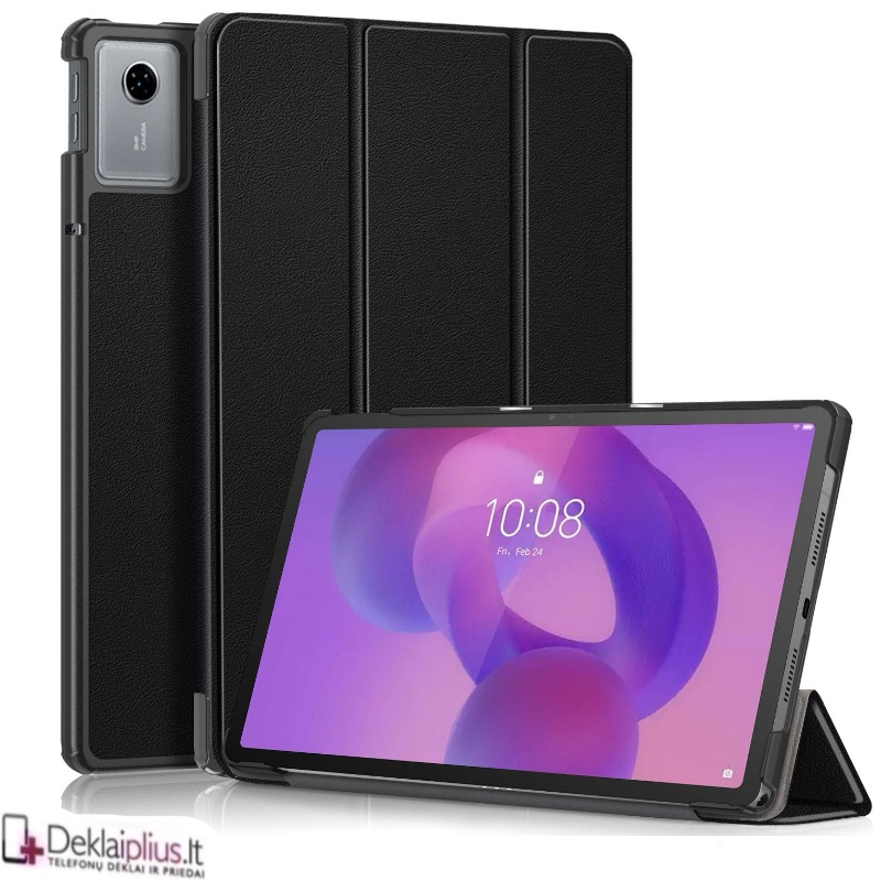 Dirbtinės odos atverčiamas dėklas - juodas (Lenovo Idea Tab 11 5G) Dirbtinės odos atverčiamas dėklas - juodas (Lenovo Idea Tab 11 5G)